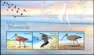 AUS2021-14M Australia Migratory Shorebirds Souvenir Sheet