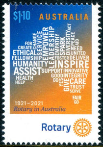 AUS2021-16 Australia 100 Years Rotary