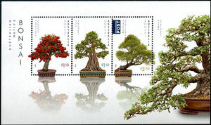 AUS2021-23M Australia Bonsai Trees Souvenir Sheet S/S