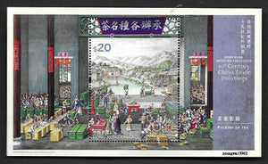 HK2021-05M20 Hong Kong Museums Collection – 19th Century China Trade Painting $20 Souvenir Sheet