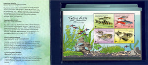 SING2021-05M Singapore Tetra Fish Collectors Souvenir Sheet of 4 in Folder (1)