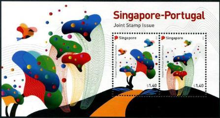 SING2021-07M Singapore Diplomatic Relations with Portugal Joint Issue S/S
