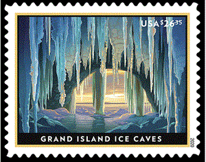US #5430 2020 Grand Island Ice Caves Priority Mail Express MNH